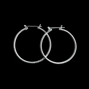 Zilveren oorbellen Laika