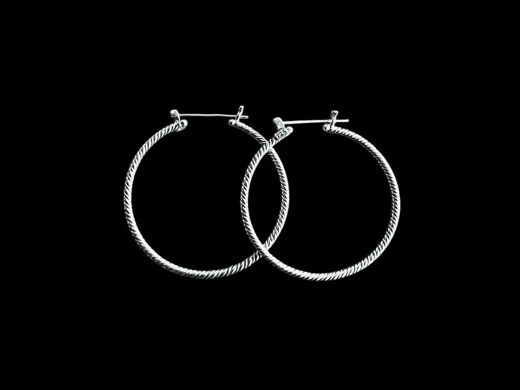 Zilveren oorbellen Laika 1 Zilveren oorbellen Laika