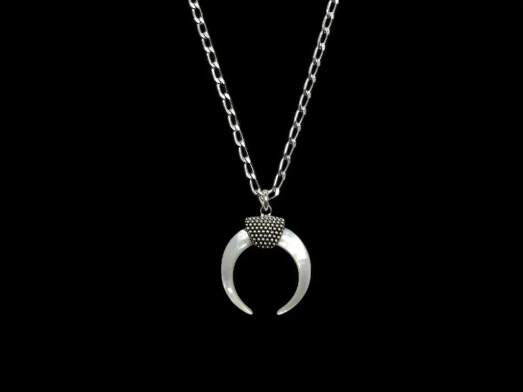 Zilveren ketting See the moon 1 Zilveren ketting See the moon