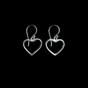 Zilveren oorbellen Sweet hart