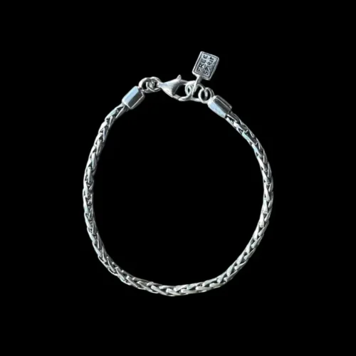 Zilveren dames en heren armband Luka