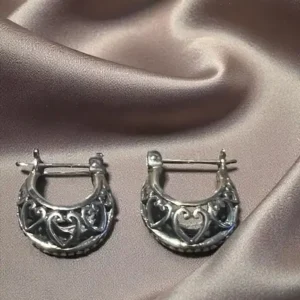 Zilveren oorbellen Melita