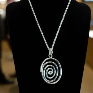 Zilveren hanger Cirkel 2