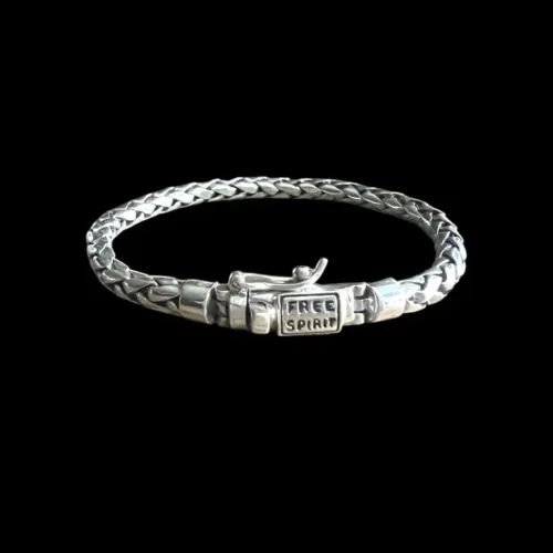 Zilveren dames en heren armband Fever smal
