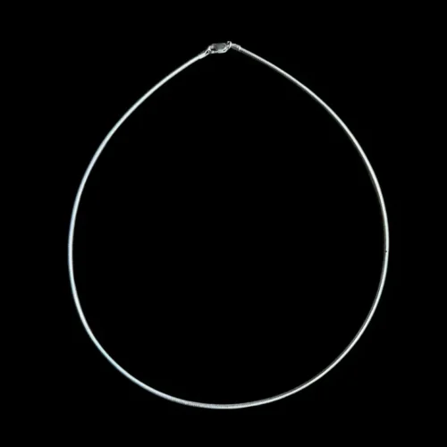 Zilveren kabel ketting Emily