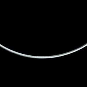 Zilveren kabel ketting Emily