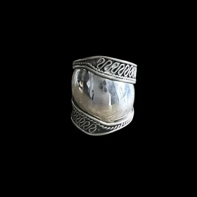 Zilveren dames ring Maharadja 2