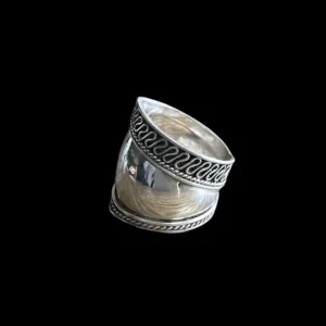 Zilveren dames ring Maharadja 2