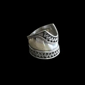 Zilveren dames ring Maharadja 1