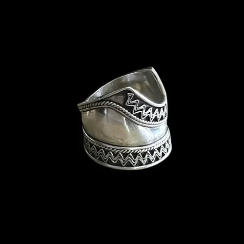 Zilveren dames ring Maharadja 1