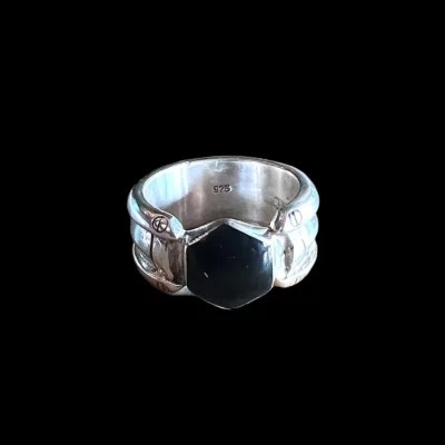 Zilveren dames en heren ring Hublot