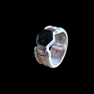 Zilveren dames en heren ring Hublot