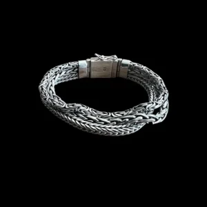 Zilveren dames en heren armband Yura small