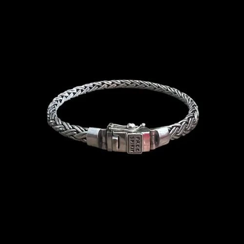 Zilveren dames en heren armband Truth