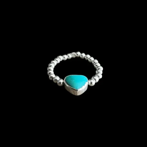 Zilveren dames ring Sweet Amor blue