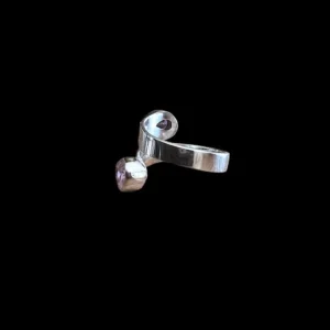 Zilveren dames ring Pink