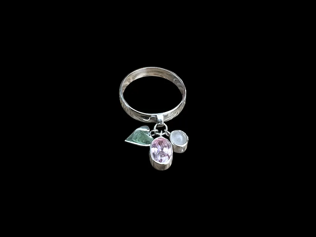 Zilveren dames ring Pink dream 1 Zilveren dames ring Pink dream