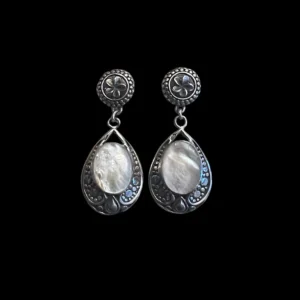 Zilveren oorbellen Rieka