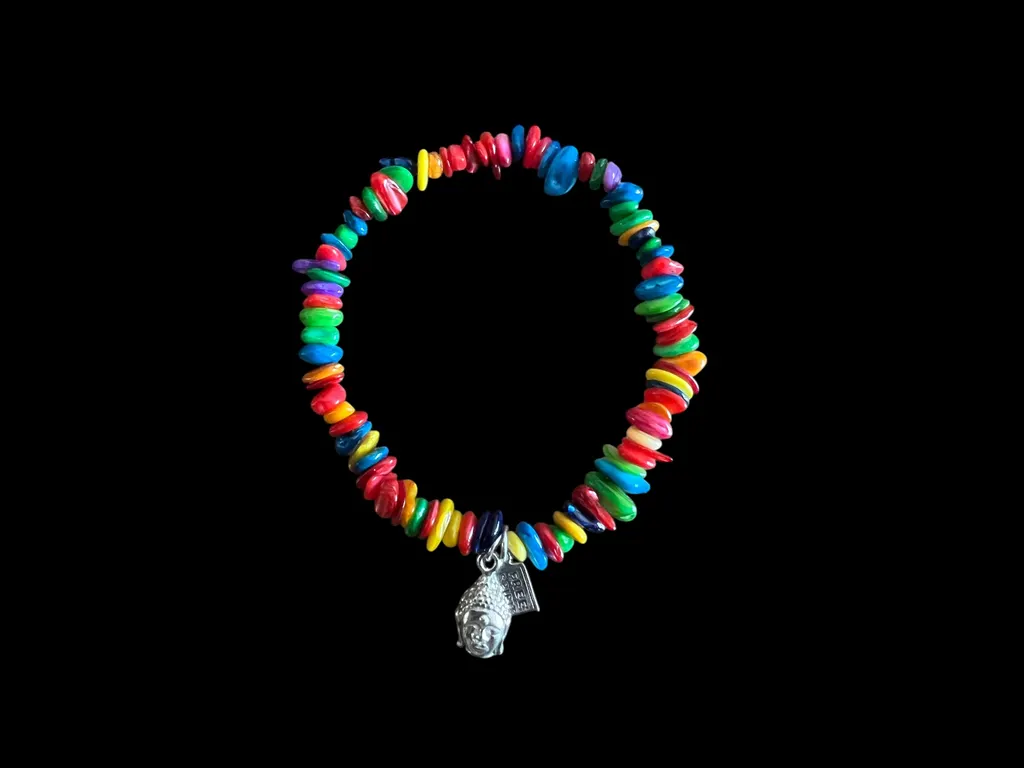 Kralen enkelbandje Ibiza colour 1 Kralen enkelbandje Ibiza colour