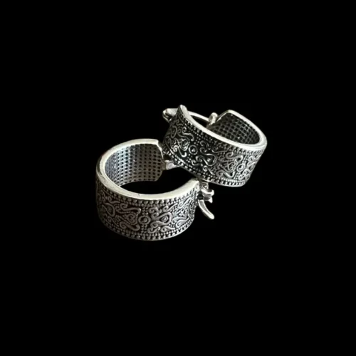 Zilveren oorbellen Nancy