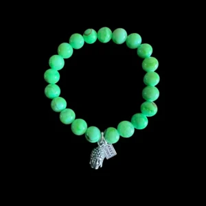 Kralen armband Jade appelgroen