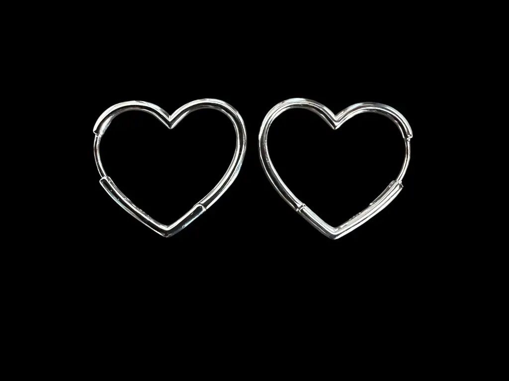 Zilveren oorbellen In love again 1 Zilveren oorbellen In love again
