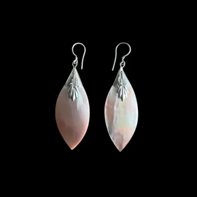Seashell oorbellen Pinka