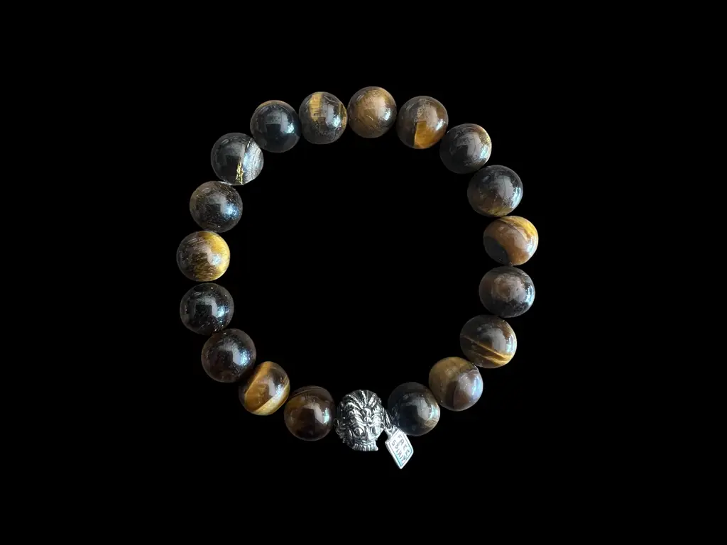 Kralenarmband Tiger eye Barong 1 Kralenarmband Tiger eye Barong