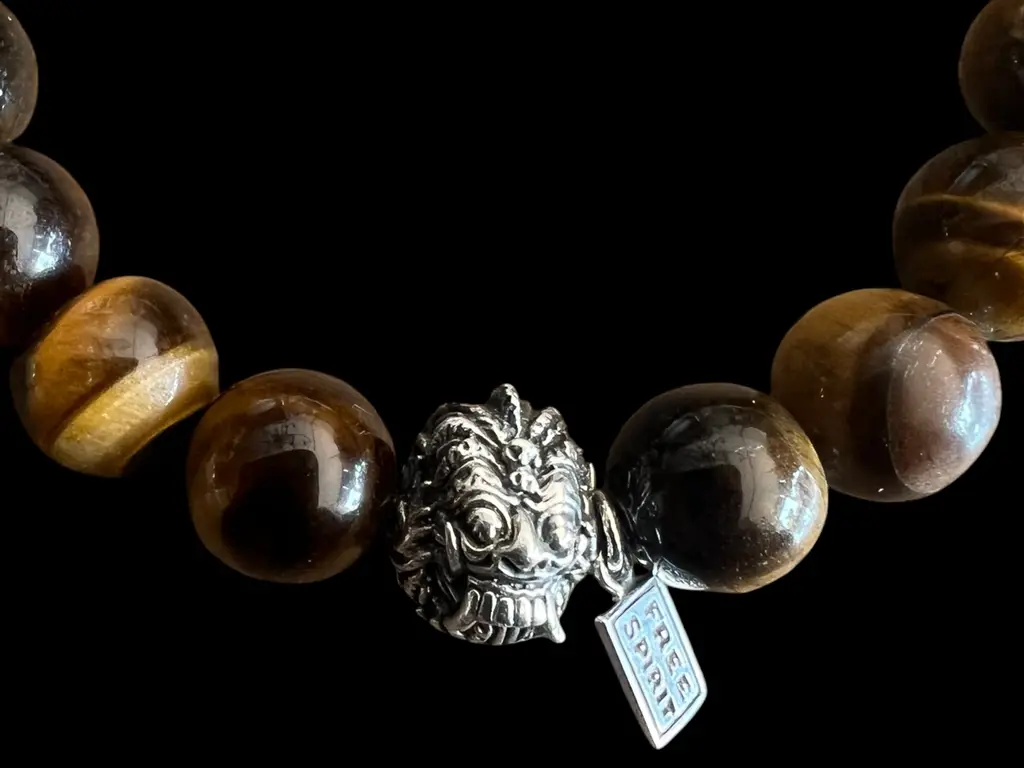 Kralenarmband Tiger eye Barong 2 Kralenarmband Tiger eye Barong - Afbeelding 2