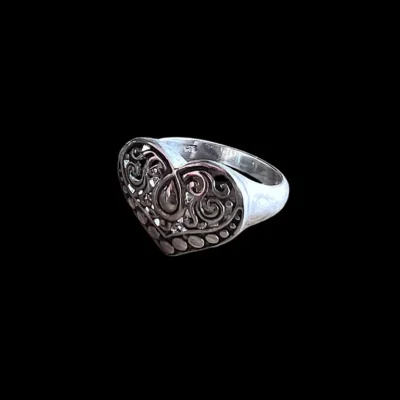 Zilveren dames ring So in love