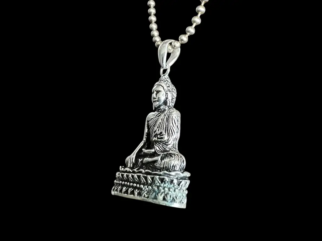 Zilveren hanger zen buddha 2 Zilveren hanger zen buddha - Afbeelding 2