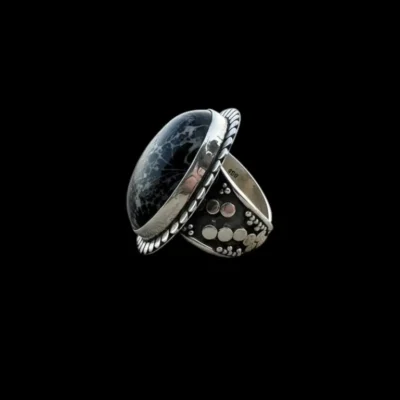 Zilveren dames ring Lis
