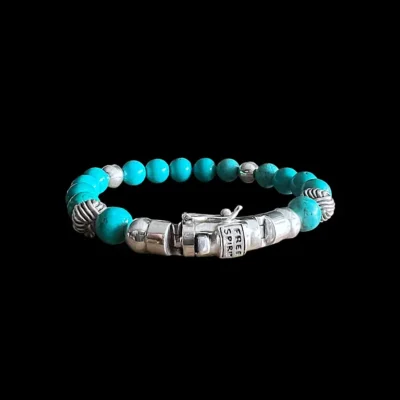 Kralen armband Nilo blue