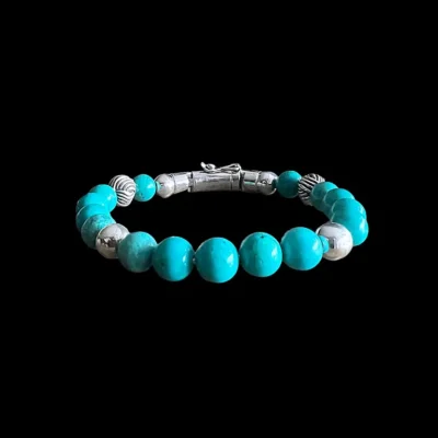 Kralen armband Nilo blue