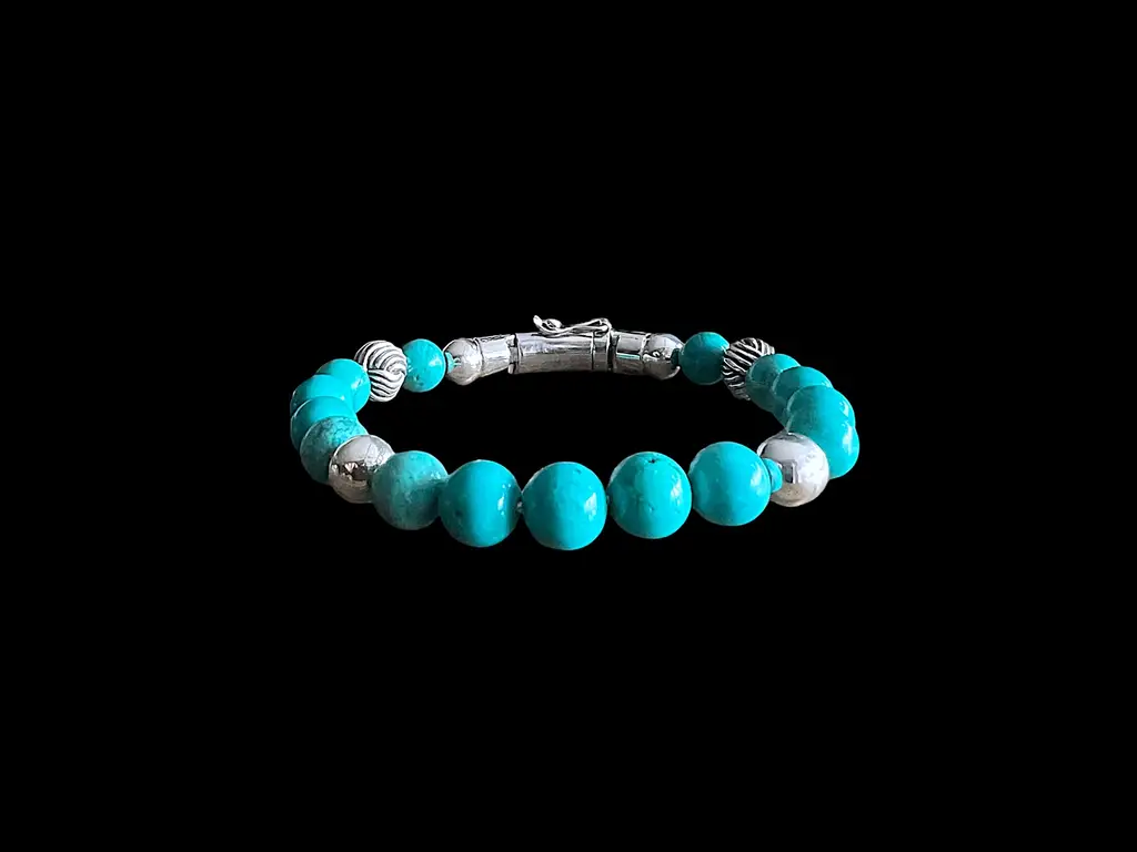 Kralen armband Nilo blue 2 Kralen armband Nilo blue - Afbeelding 2