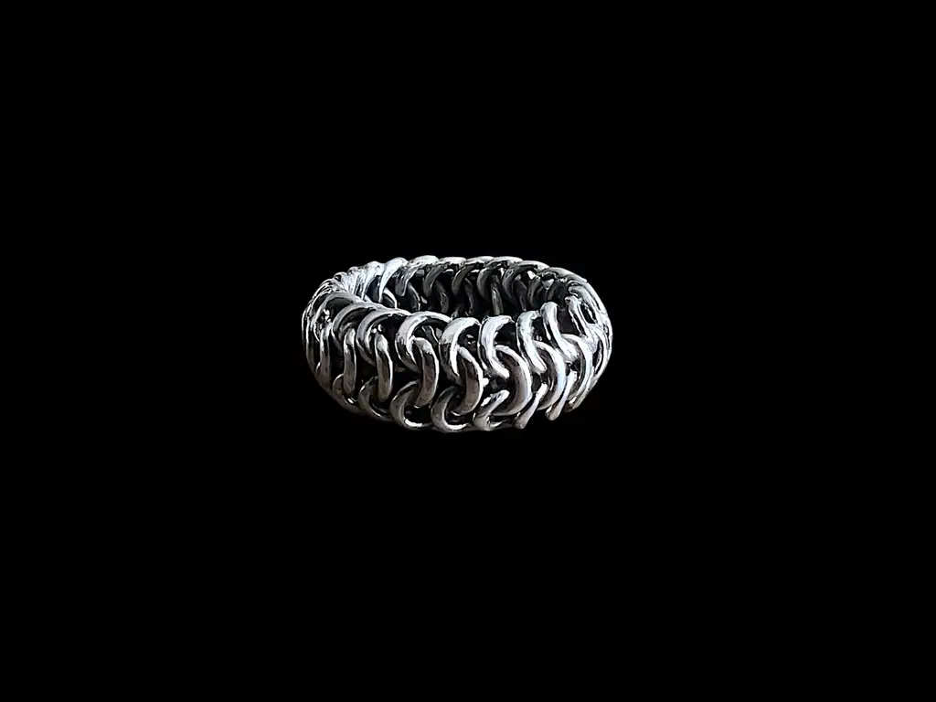 Zilveren dames en heren ring Lennardt big 4 Zilveren dames en heren ring Lennardt big - Afbeelding 4