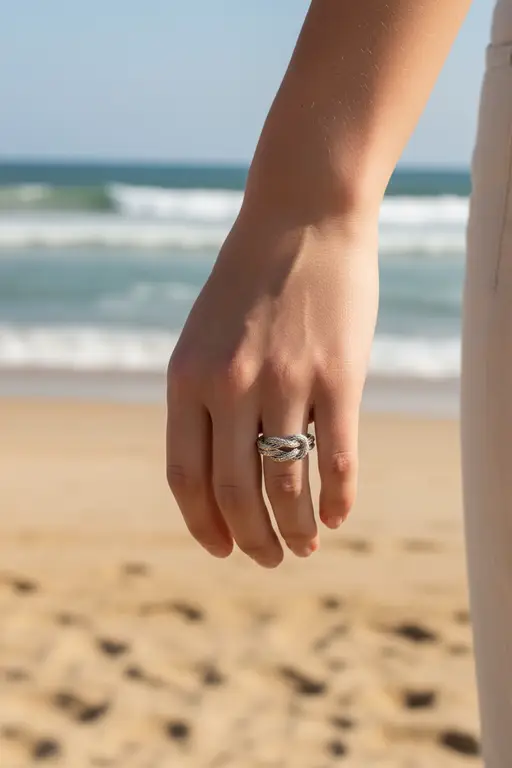 Zilveren dames ring Ischa 2 Zilveren dames ring Ischa - Afbeelding 2