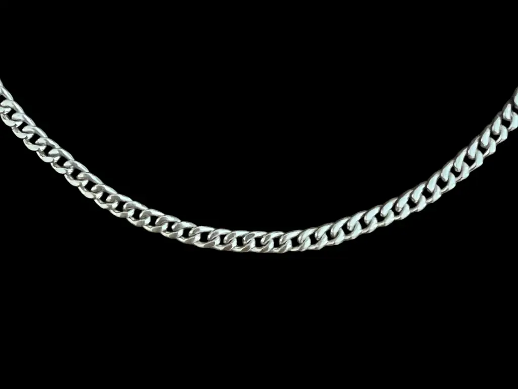 Zilveren ketting Nikos 1 Zilveren schakel ketting