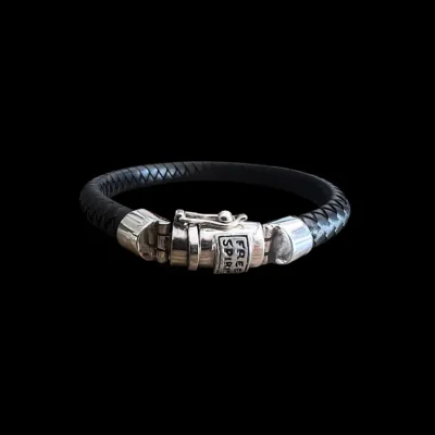 Lederen armband Strong smal