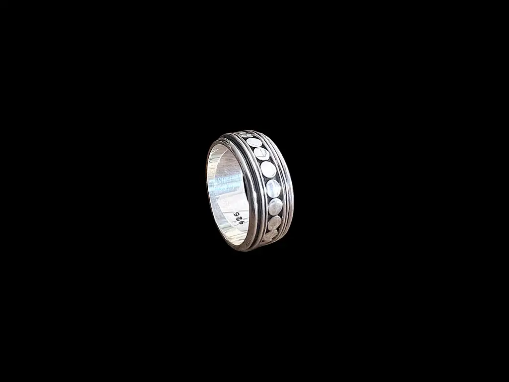 Zilveren dames en heren ring Tabanan 3 Zilveren dames en heren ring Tabanan - Afbeelding 3