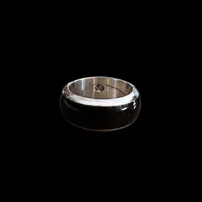 Zilveren dames en heren ring Suki met zirkonia steen