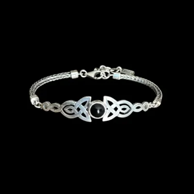 Armband met onyx steen