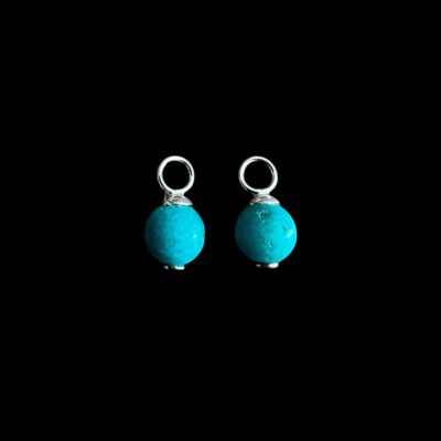 Losse hangers So beauty blue turkoois kralen