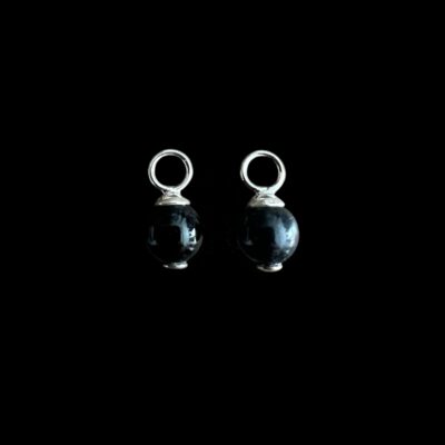 Losse hangers voor oorbellen So beauty black onyx kralen