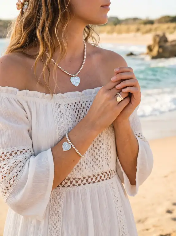 Beadsring Amor 2 Zilveren kralen armband met bedel