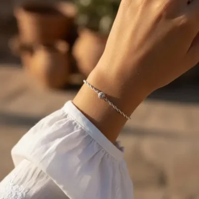 Zilveren dames armband Louise 3