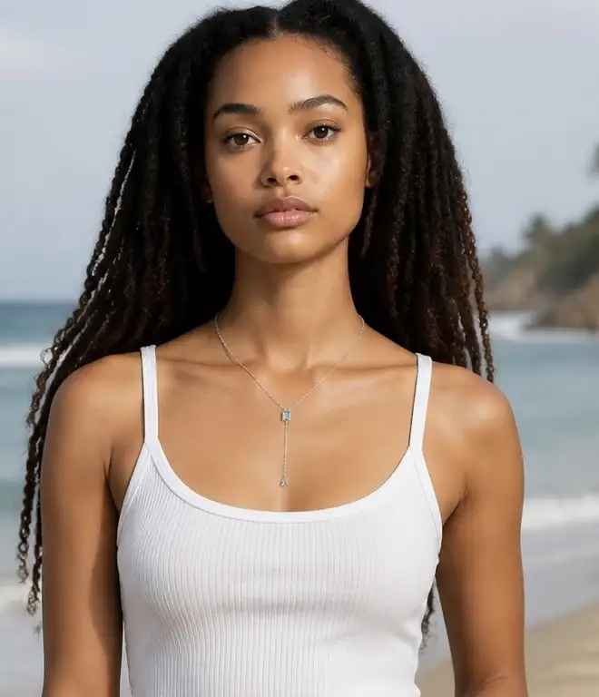 Zilveren ketting Summer breeze 1 Zilveren ketting met blauwe stenen