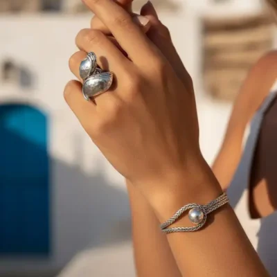 Zilveren dames ring Wanda