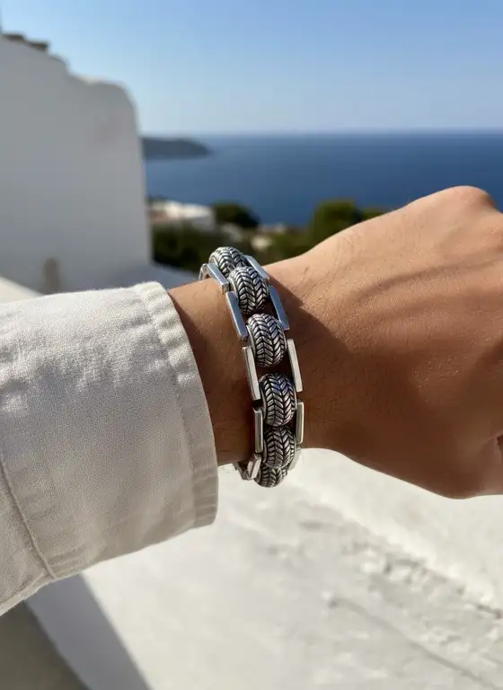 Zilveren dames en heren armband Pretty special 2 3 Grote zilveren schakel armband