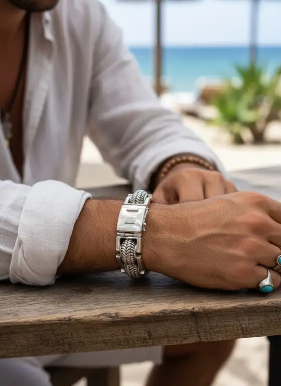 Zilveren dames en heren armband Pretty special 2 2 grote zilveren schakel armband